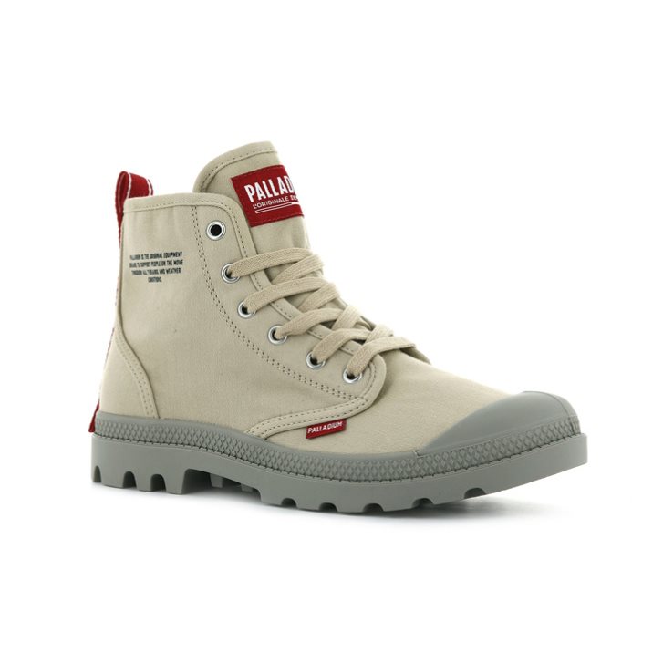 Dámské Boty Palladium Pampa Hi Dare Hnědožlutý | CZ XQV-37H